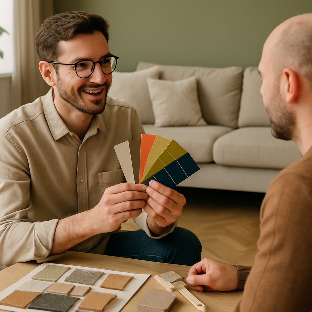 Farbenwahl treffen mit Hooper Home: Räume stilvoll gestalten